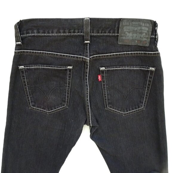 Levi's 511 Skinny Jeans Men's Size 30x30 Black Denim Cotton - Picture 4 of 8